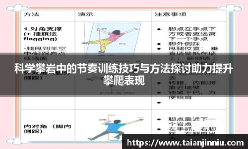 科学攀岩中的节奏训练技巧与方法探讨助力提升攀爬表现